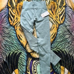 novasport blue seamless leggings